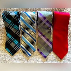 Various Assortment of Ties - Lot of 4
